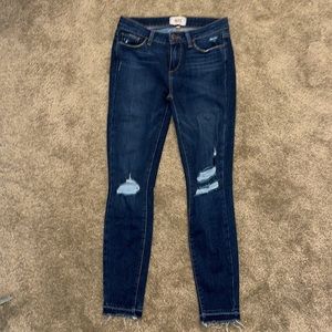 Paige skinny ankle jeans, size 29